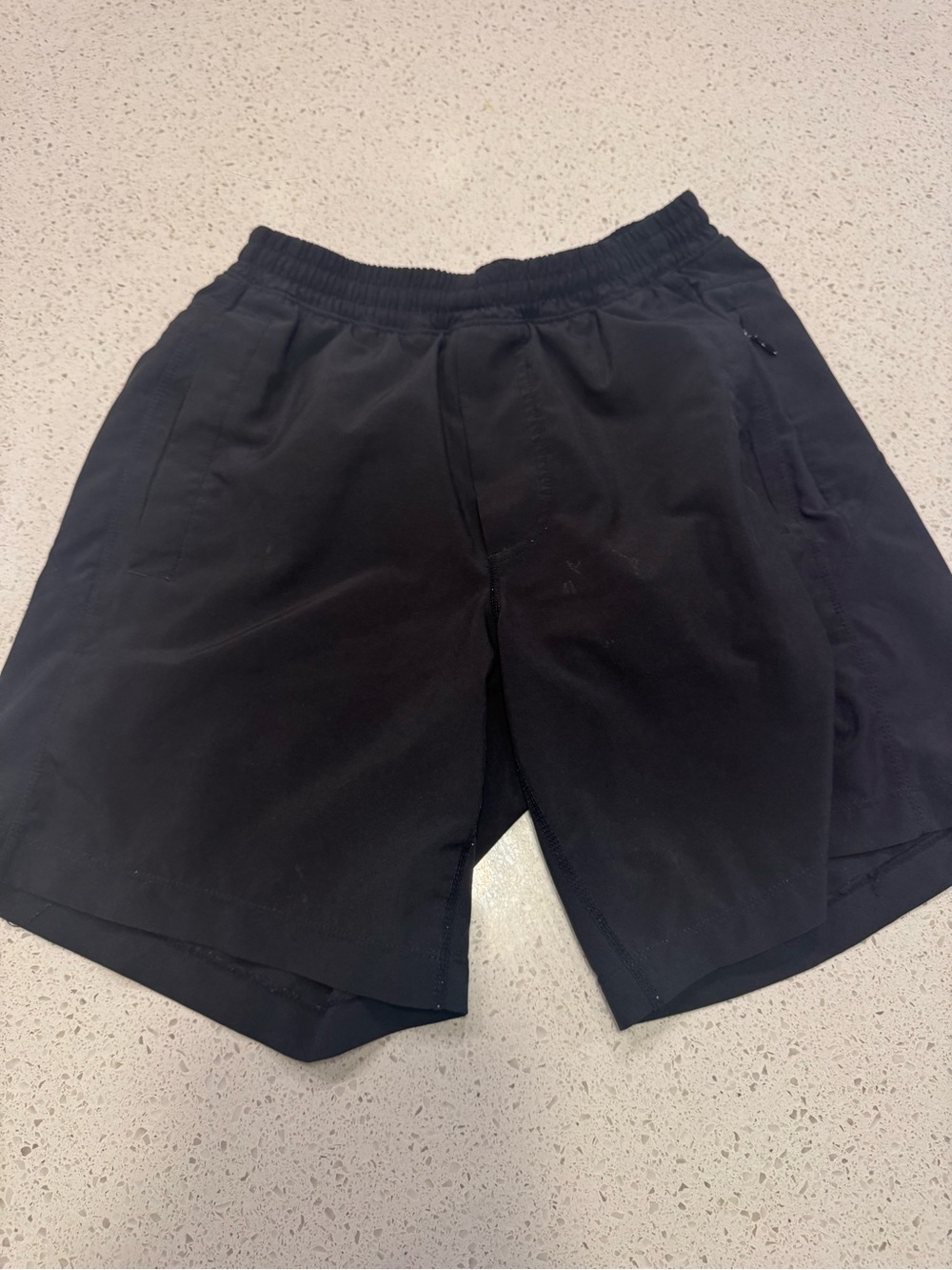 Bird Dog Men’s Small Black Lined Shorts 8” Inseam Athletic Performance Black